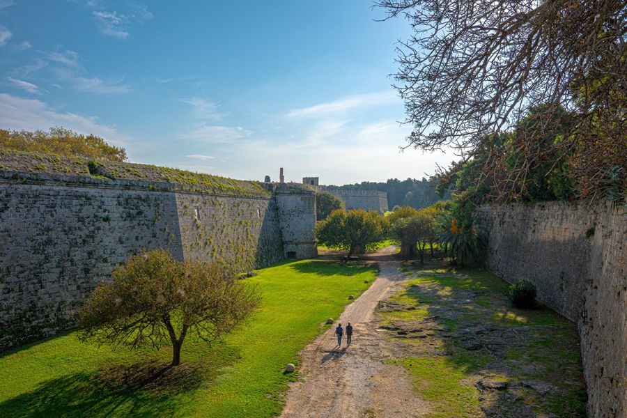 medieval moat rhodes